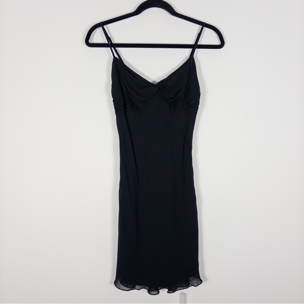 NWT Reformation Black Iryna Mini Dress